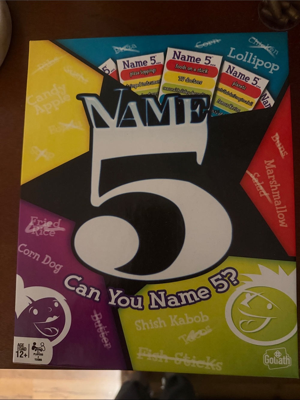 Name 5? Party Game - Multicolor